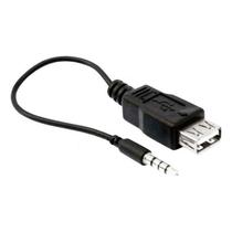 Cabo Conversor P2 3,5mm para USB Fêmea - 17cm - CB0121