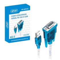 Cabo Conversor Serial RS232 x Usb 2.0 KNUP - KP-AD152