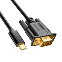 Cabo Conversor USB-C Para DVI-D - 1.8 Metros 24+1 Pinos Chipset Interno (USB-C M X DVI-D M) Comtac