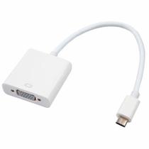 Cabo Conversor USB-C para VGA Fêmea - 15cm - Branco