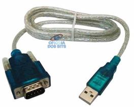 Cabo Conversor USB para Serial DB9 (RS232) - 80 cm - Diversos