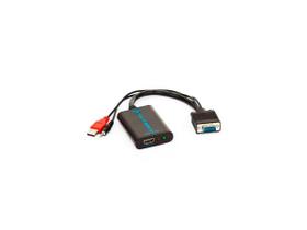 Cabo Conversor VGA+Audio x HDMI-F Gv CBC.1028