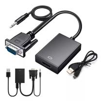 Cabo Conversor VGA para HDMI FY-550 com Áudio Integrado