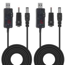 Cabo conversor Voltage Step Up 5V para 12V 9V 1A USB