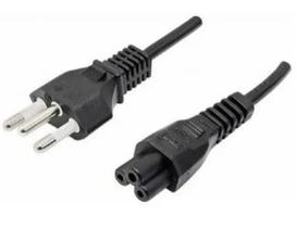 Cabo Da Força Energia Para Fonte Notebook Tripolar Padrão Br