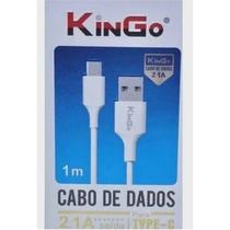 Cabo Dados Carga Kingo Tipo-c V8 Lightning USB Motorola LG Samsung