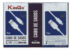 Cabo Dados E Carga Kingo Micro Usb V8 1m 2100mah
