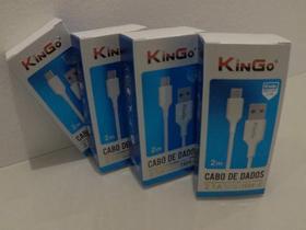 Cabo Dados E Carga Kingo Type-c 2m 2100mah Cabo Dados E Carga Kingo Type-c 2m 2100mah