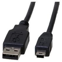 Cabo Dados Usb P/ Gps Garmim Nuvi 30 40 50 52 54 200 205 Cor Preto