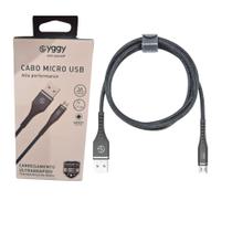 Cabo Dados YGGY Micro-USB 1,2m Turbo V8 Cm1-pr
