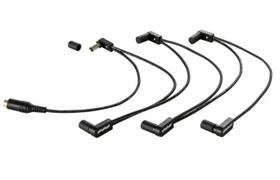 Cabo Daisy Chain Flat EBS DC6-90F distribui energia 6 pedais