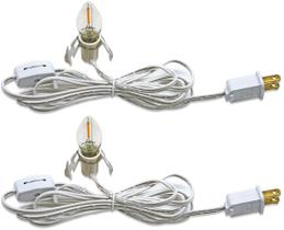 Cabo de acessórios KGC C7 com 2 lâmpadas LED, soquete E12, 120V Cabo de acessórios KGC C7 com 2 lâmpadas LED, soquete E12, 120V