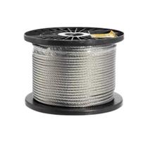 Cabo de Aço 1,6mm 50m Galvanizado 6x7 com Alma de Fibra