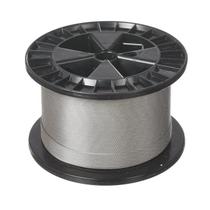 Cabo de aço 3 32 6x7 afa galv pvc cristal (bob. 100 mts)