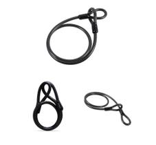 Cabo de Aço Emborrachado Antifurto Bicicleta Estepe Moto Cabo de Aço Emborrachado Antifurto Bicicleta Estepe Moto