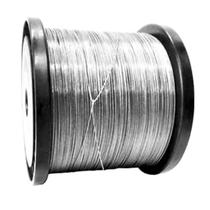 Cabo de aço flexível encapado transparente 1x7 para pesca 15 libras, 500 mt Cabo de aço flexível encapado transparente 1x7 para pesca 15 libras, 500 mt