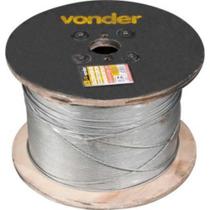Cabo de Aço Galvanizado AA 6,0mm 18X7 com 1000m - Vonder
