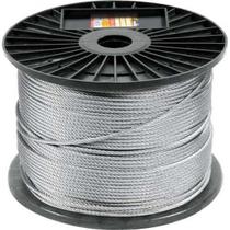 Cabo De Aço Galvanizado Alma De Fibra 1,59 Mm - 1/16" 6X7 Cabo De Aço Galvanizado Alma De Fibra 1,59 Mm - 1/16" 6X7