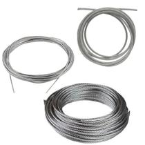 Cabo De Aço Galvanizado Sem Revestimento 5/16 X 1 Metro