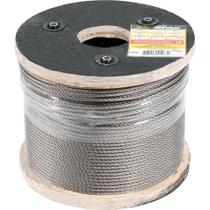 Cabo De Aço Inox Aa 3,97mm 5/32 6x7 Com 100m De Cabo De Aço