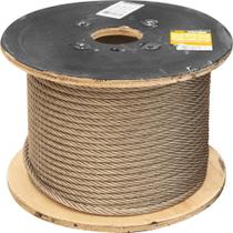 Cabo De Aço Inox Aa 9,53mm 3/8 6x19s Com 100m De Cabo De Aç