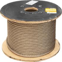 Cabo de Aço Inox AA 9,53mm 3/8" 6X19S com 100m de cabo de aço inox - Vonder Cabo de Aço Inox AA 9,53mm 3/8" 6X19S com 100m de cabo de aço inox - Vonder
