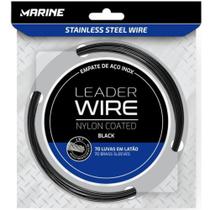 Cabo De Aço Inox Flexível Marine Sports 10Lb 10M Com 70 Luvas