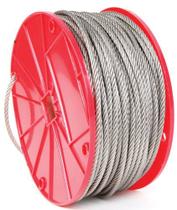 Cabo de aço Koch Industries 7x19 em aço inoxidável 0,64 cm x 38 m
