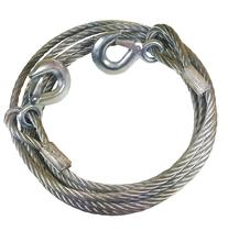 Cabo De Aço Para Reboque 4mt X 10mm 5 Toneladas Com Ganchos