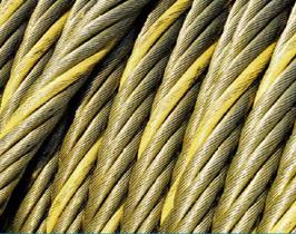 Cabo de aço polido alma de fibra Cabo de aço polido alma de fibra