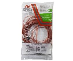 Cabo De Aço Revestido Em Pvc Para Varal 2 Cordas De 15 Mts Cabo De Aço Revestido Em Pvc Para Varal 2 Cordas De 15 Mts