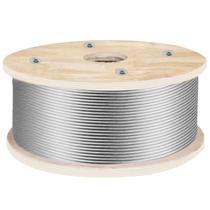 Cabo de aço VEVOR T316 de aço inoxidável 1x19 3/16" 500 pés Cabo de aço VEVOR T316 de aço inoxidável 1x19 3/16" 500 pés