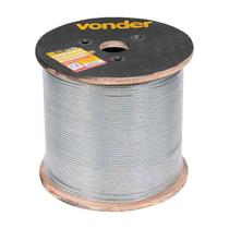 CABO DE AÇO VONDER FIBRA GALVANIZADO 6X19S 60M 6,35mm 1/4”