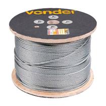 CABO DE AÇO VONDER FIBRA GALVANIZADO 6X7 70M 2,38mm 3/32"