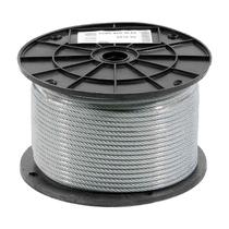 CABO DE AÇO VONDER PLASTIFICADO GALV. 6X19m 100M 3,97mm 5/32