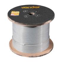 CABO DE AÇO VONDER PLASTIFICADO GALV. 6X19m 80M 4,76mm 3/24