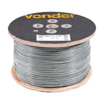 CABO DE AÇO VONDER PLASTIFICADO GALVA. 6X7 10M 3,18mm 1/8”