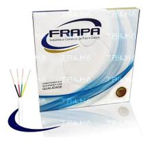 Cabo De Alarme 4 Vias 0,40mm 2 Pares Frapa Pvc Cca Cftv - Caixa Com 100m (metros) Cabo De Alarme 4 Vias 0,40mm 2 Pares Frapa Pvc Cca Cftv - Caixa Com 100m (metros)