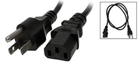 Cabo de alimentação AC universal 1,8 m para PS3 Fat e Xbox 360 Cabo de alimentação AC universal 1,8 m para PS3 Fat e Xbox 360