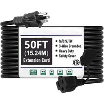 Cabo de alimentação Belllights 16 AWG 50 pés SJTW Heavy Duty 3 pinos