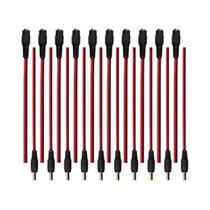 Cabo De Alimentação DC 12V Conector Macho E Fêmea 5.5 X 2.1mm Para Conector De Câmera CCTV Extensão