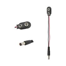 Cabo De Alimentação De Bateria 9V DC Com Conector Plug Clip Barrel Jack Para Arduino Uno R3 Mega Cabo De Alimentação De Bateria 9V DC Com Conector Plug Clip Barrel Jack Para Arduino Uno R3 Mega