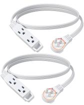 Cabo de alimentação DEWENWILS 3 pés, 360, plugue plano giratório, 3 tomadas