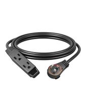 Cabo de alimentação DEWENWILS, 3 saídas, 3 m, 360, plugue plano rotativo, 125V