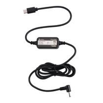 Cabo de alimentação do detector de radar com conector USB-C para barril