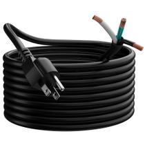 Cabo de alimentação Elecan 14 AWG, 3 pinos, 3 m, para uso interno e externo