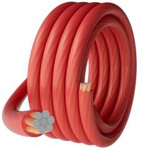 Cabo de alimentação/fio terra HiFind 4 Gauge 4 AWG 15 pés vermelho