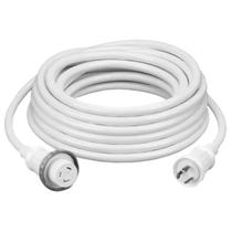 Cabo de alimentação Hubbell HBL61CM08W 30A 15,2 m branco