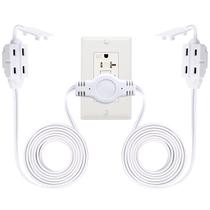Cabo de alimentação K KASONIC Twin Extension Strip de 3,7 m 6 tomadas 110V Cabo de alimentação K KASONIC Twin Extension Strip de 3,7 m 6 tomadas 110V