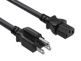 Cabo de alimentação Leader 14 AWG 1,8 m IEC320 C13 para NEMA 5-15P